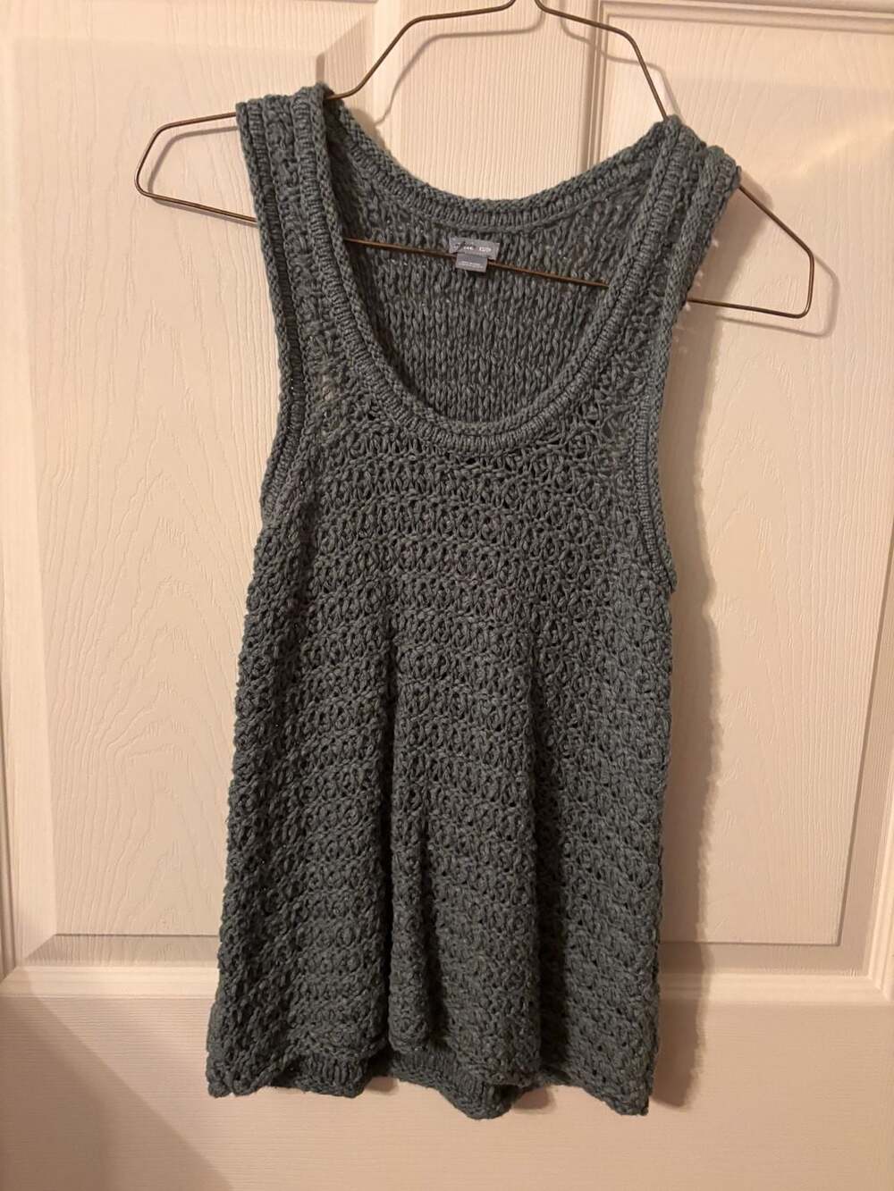 Aerie Women's Sleeveless Open Weave Crochet Tank Top